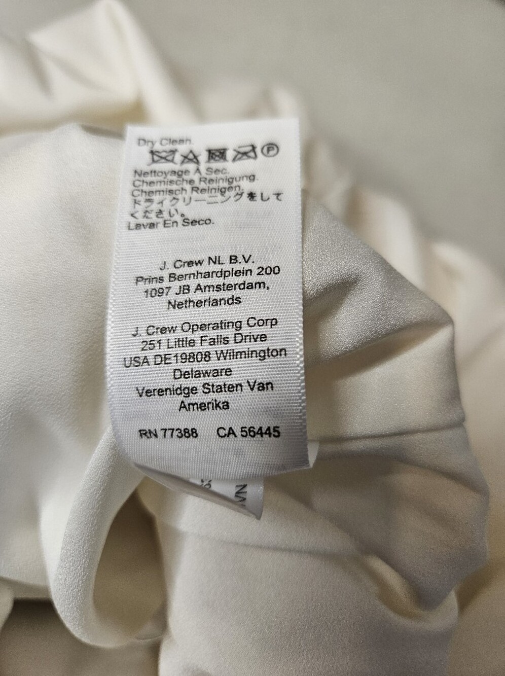 NWT J. Crew Trouser pencil skirt in four-season stretch Ivory Size 8 - Picture 13 of 16